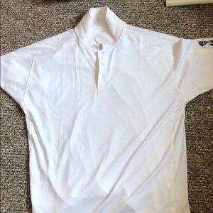 all white polo
